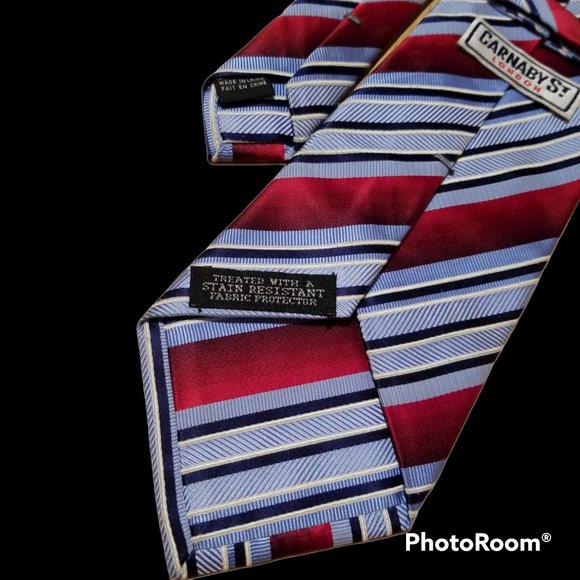 Men's CARNABY ST. LONDON Silk Tie - Picture 1 of 12